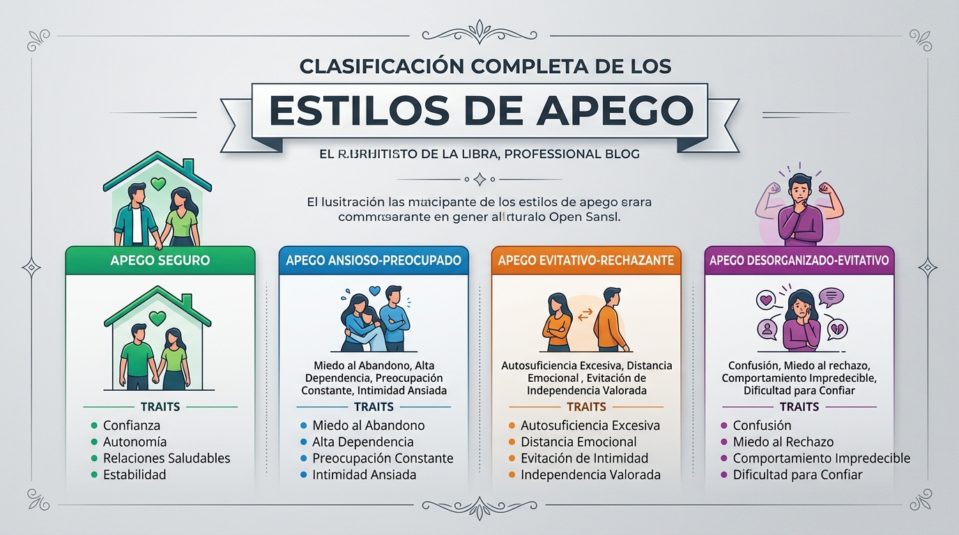The Types of Attachment Style and Relationship Patterns: Complete Classification and Characteristics